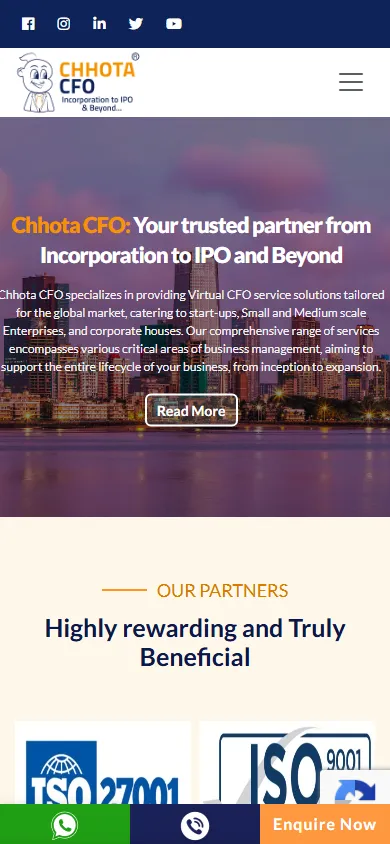 Virtual CFO Services for Startups & MSMEs | Expert Solutions Mobile