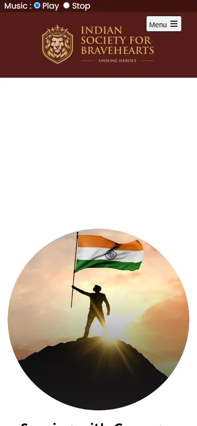 Indian Society For Bravehearts Mobile