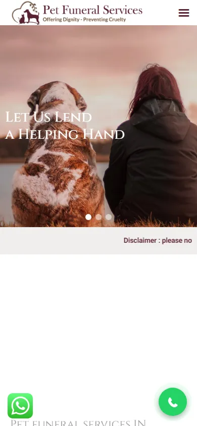 petfuneralservice Mobile