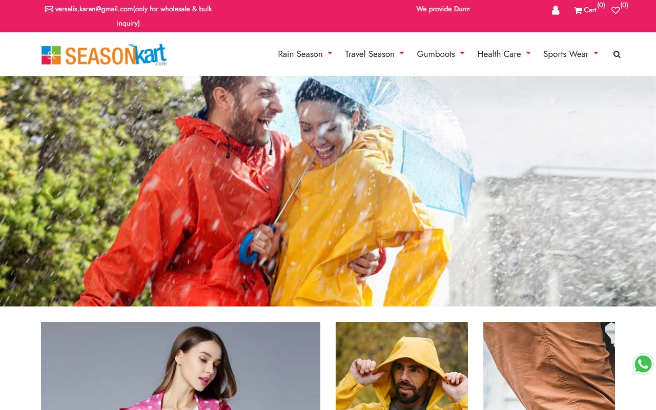 Buy Rainwear Online in India