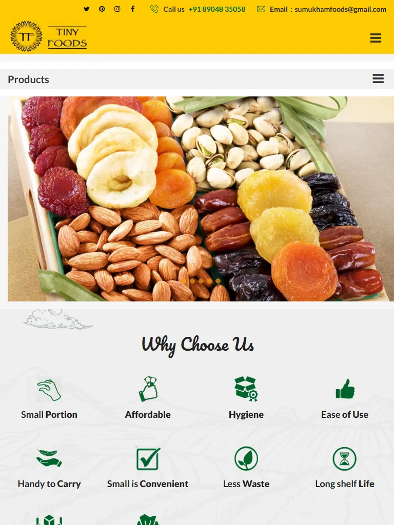 Tiny Foods Tablet