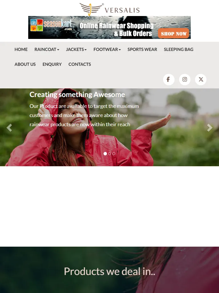 Raincoat Rainwear Manufacturer in India Tablet